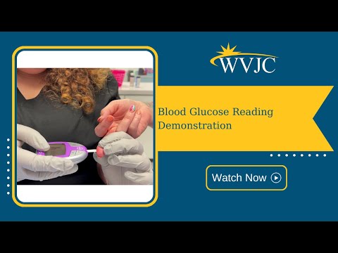 Blood Glucose Reading Demonstration