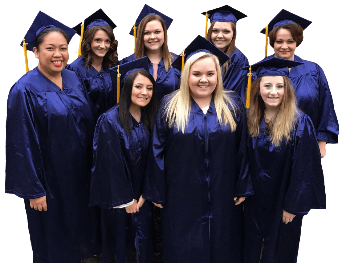 Campus graduates and graduates from online degree programs in WV, PA, OH, MD, KY, and VA!